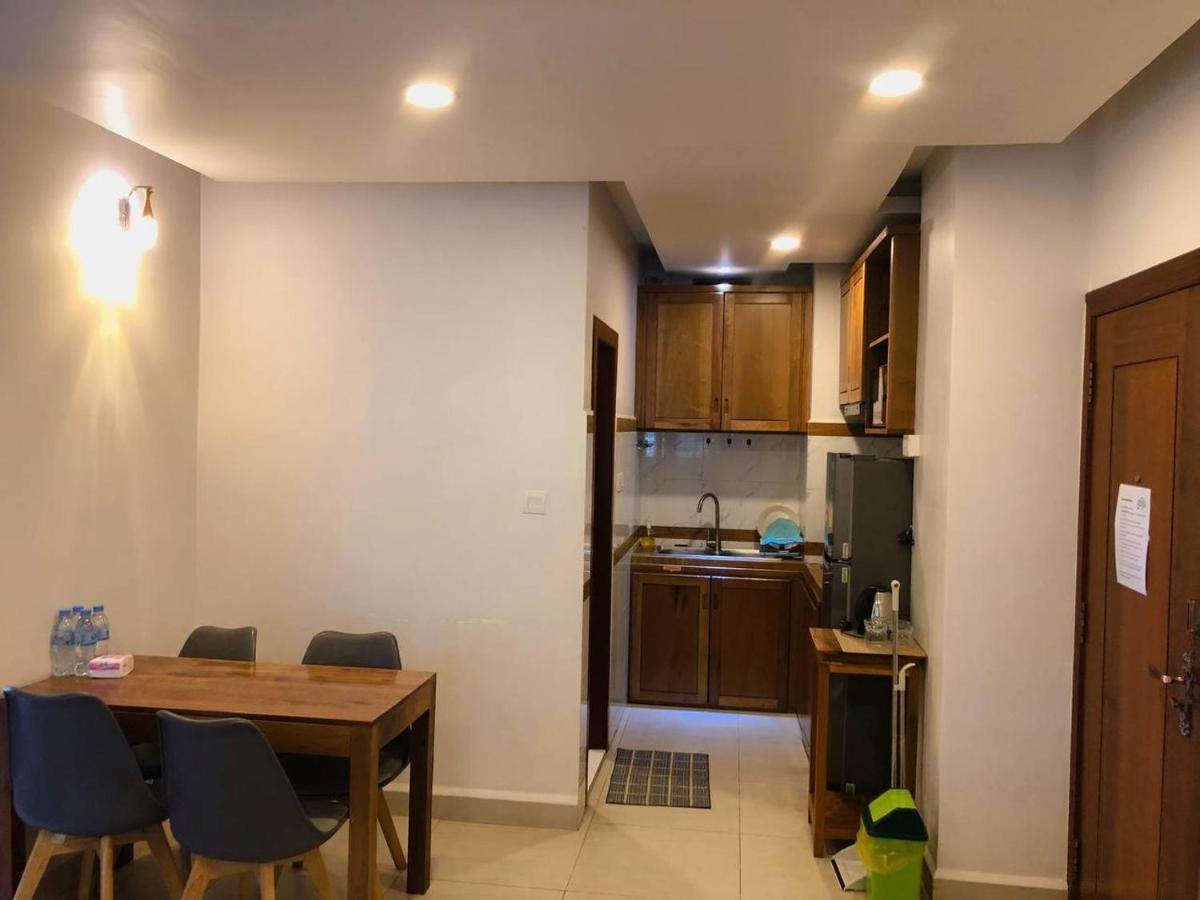 60 négyzetméteres, 2 hálószobás Apartman 2 fürdőszobával Chamkar Morn területén Phnompen Kültér fotó