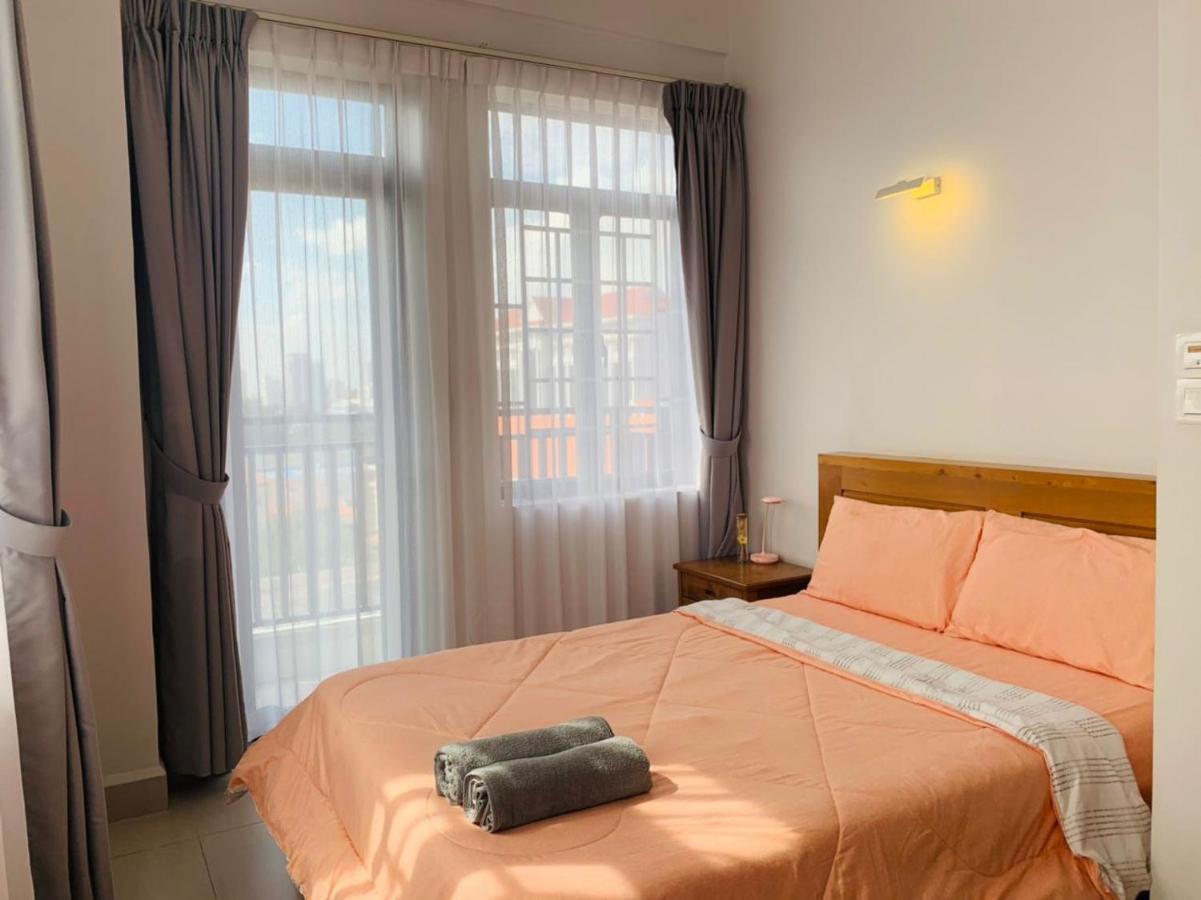 60 négyzetméteres, 2 hálószobás Apartman 2 fürdőszobával Chamkar Morn területén Phnompen Kültér fotó
