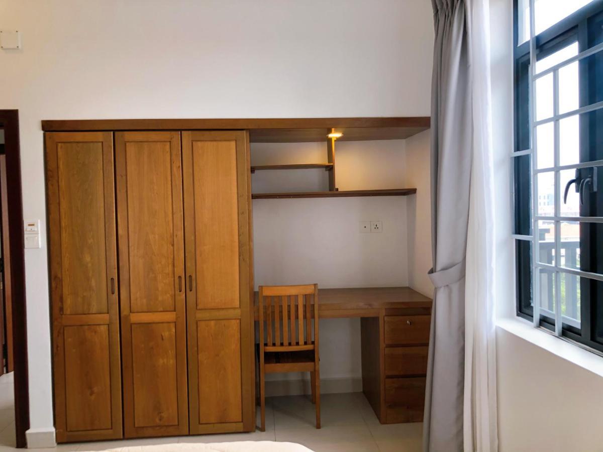 60 négyzetméteres, 2 hálószobás Apartman 2 fürdőszobával Chamkar Morn területén Phnompen Kültér fotó