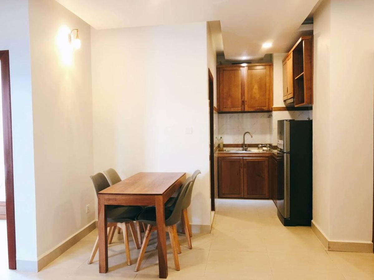 60 négyzetméteres, 2 hálószobás Apartman 2 fürdőszobával Chamkar Morn területén Phnompen Kültér fotó