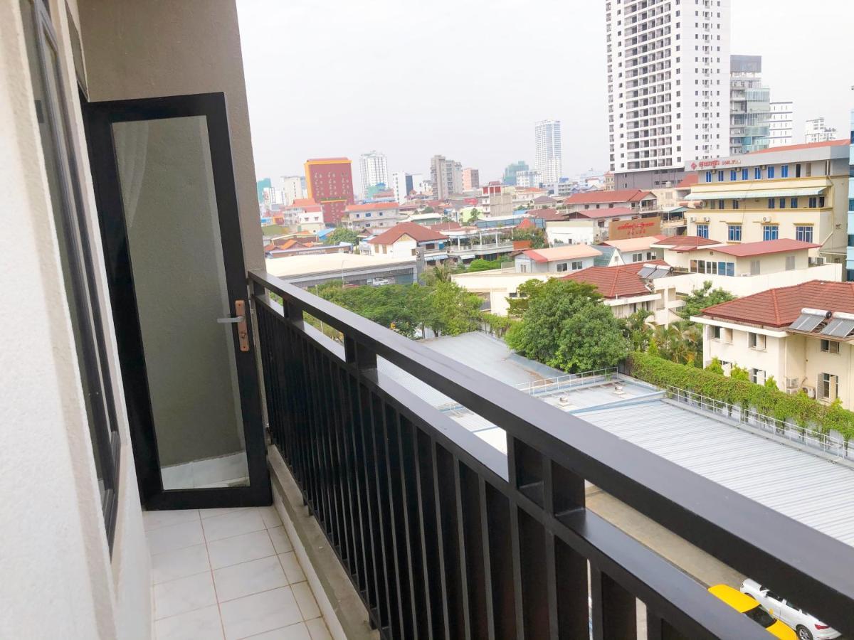60 négyzetméteres, 2 hálószobás Apartman 2 fürdőszobával Chamkar Morn területén Phnompen Kültér fotó
